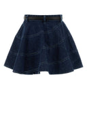 Self Portrait Denim Mini Skirt