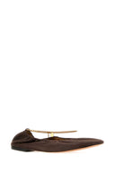 Stella McCartney Brown Shaggy Deer Ballerinas