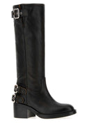 Chloe Black Leather Dakota Boots