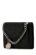 Stella Mc Cartney Black Shaggy Deer Falabella Wallet