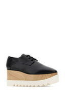 Stella Mc Cartney Black Alter Mat Elyse Lace Up Shoes