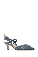 Fendi Cerulean Blue Mesh Colibrã¬ Lite Pumps