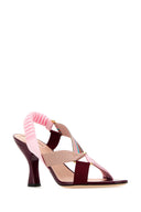 Fendi Multicolor Fabric Colibrã¬ Iconic Sandals