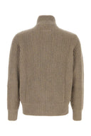 Mm6 Maison Margiela Cappuccino Wool Blend Cardigan