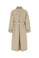 Bottega Veneta Embroidered Wool Blend Trench Coat