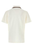 Gucci White Piquet Polo Shirt