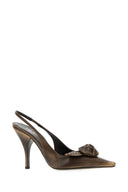 Prada Brown Leather Pumps