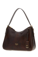 Prada Dark Brown Leather Shoulder Bag