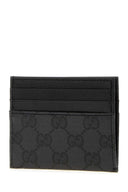 Porta carte Gucci classico in tela Gg nera Gucci Essence
