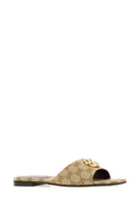Gucci Gg Canvas Slippers