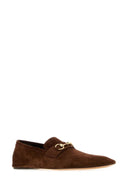 Gucci Brown Suede Ragazzo Loafers