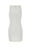 Gucci White Gg Jacquard Mini Dress