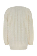 Prada White Cotton Cardigan