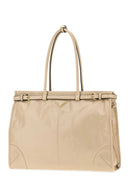 Prada Sand Leather Shoulder Bag