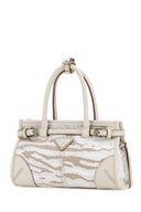 Prada Printed Canvas Small Prada Bonnie Handbag