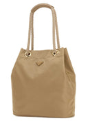 Prada Beige Re Nylon Large Prada Mariner Bucket Bag