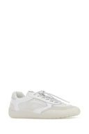 Prada White Leather And Mesh Speedrock Sneakers