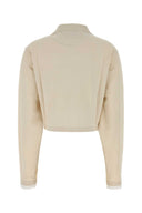 Prada Sand Piquet Polo Shirt