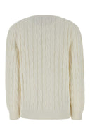 Prada White Cotton Sweater