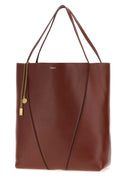 Chloe Caramel Leather Large Spin Shopping Bag