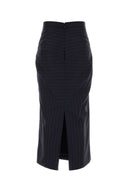 Givenchy Embroidered Wool Skirt