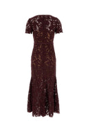 Self Portrait Burgundy Lace Dress