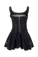 Self Portrait Denim Mini Dress