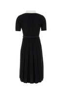 Tory Burch T Monogram Pointelle Pleated Dress