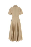 Tory Burch Sand Poplin Shirt Dress