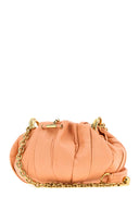 Chloe Peach Læder Chloã© Plissã© Bucket Bag