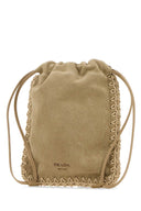 Prada Cappuccino Suede Phone Holder