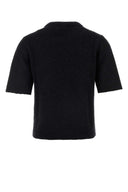 Ganni Black Alpaca Blend Sweater