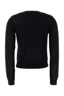 Ganni Black Cotton Cardigan