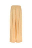 Isabel Marant Pantalon large Nolia en satin pêche