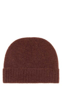 Vivienne Westwood Brown Alpaca Blend Fluffy Beanie Hat