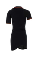 Polo in piquet nero Vivienne Westwood