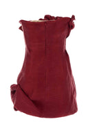 Vestido Magda Butrym Aw26 02 Rojo