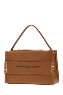 Jw Anderson Camel Leather Loafers Handbag