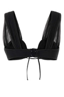 Giuseppe Di Morabito Black Silk Bra