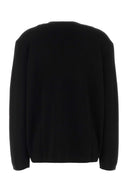 The Row Black Cashmere Oversize Purin Sweater