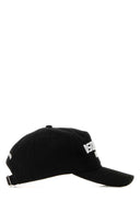 Dsquared Black Cotton Baseball Cap