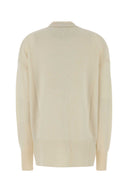 Jil Sander Ivory Cashmere Oversize Cardigan