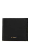 Jil Sander Black Leather Wallet