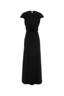 Jil Sander Black Sable Long Dress