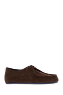 Jil Sander Brown Suede Hood Lace Up Shoes