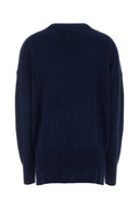Jil Sander Navy Blue Cashmere Oversize Sweater