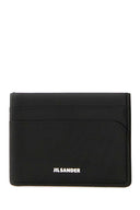 Jil Sander Black Leather Card Holder