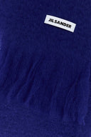 Jil Sander Blue Mohair Blend Scarf