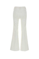 Mother White Stretch Denim The Lil Doozy Jeans