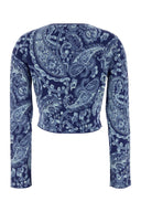 Etro Embroidered Knit Cardigan